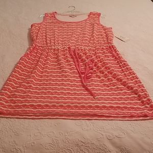 Short sleeve cotton dress